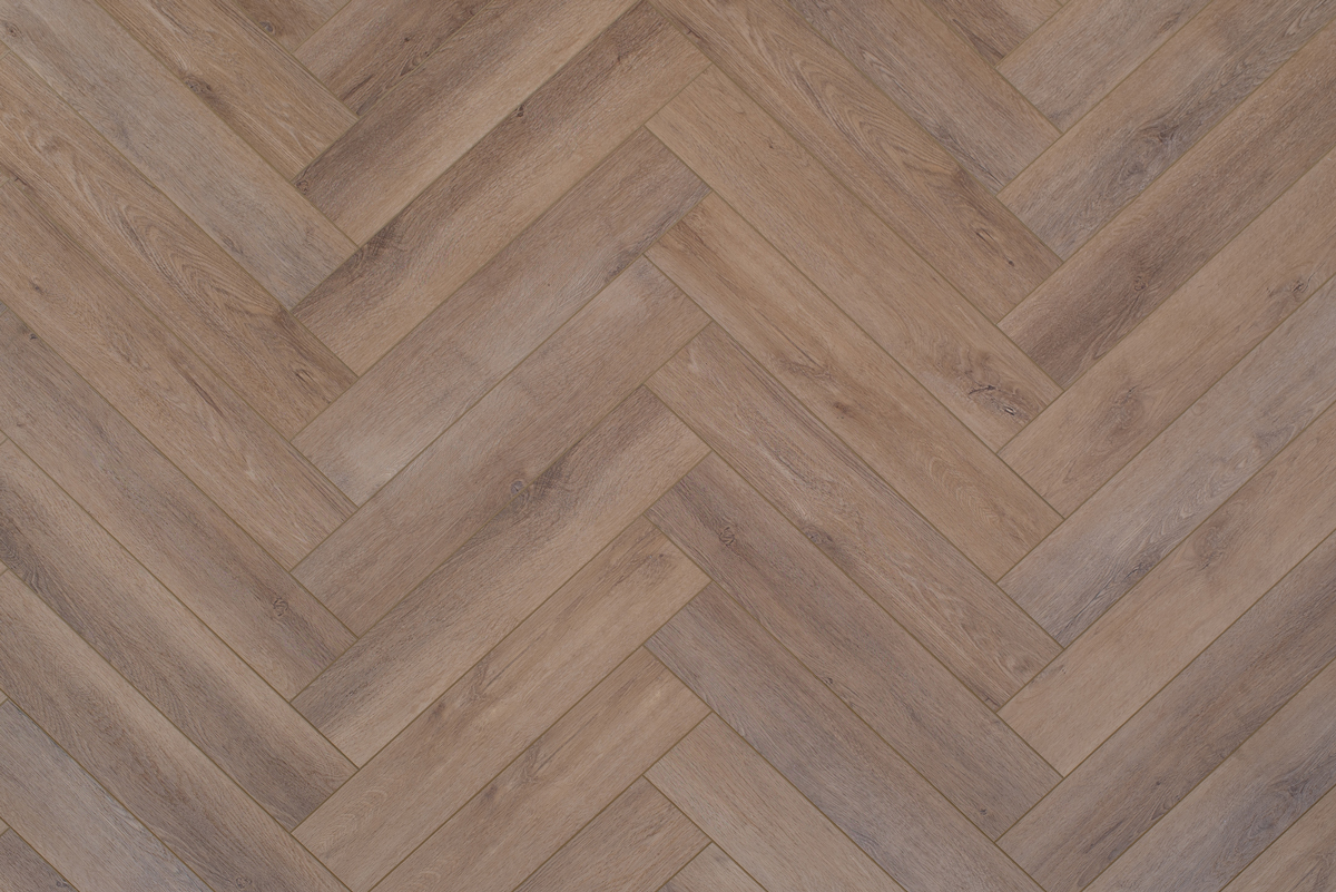 Floer Visgraat klik PVC – Waal Cognacbruin