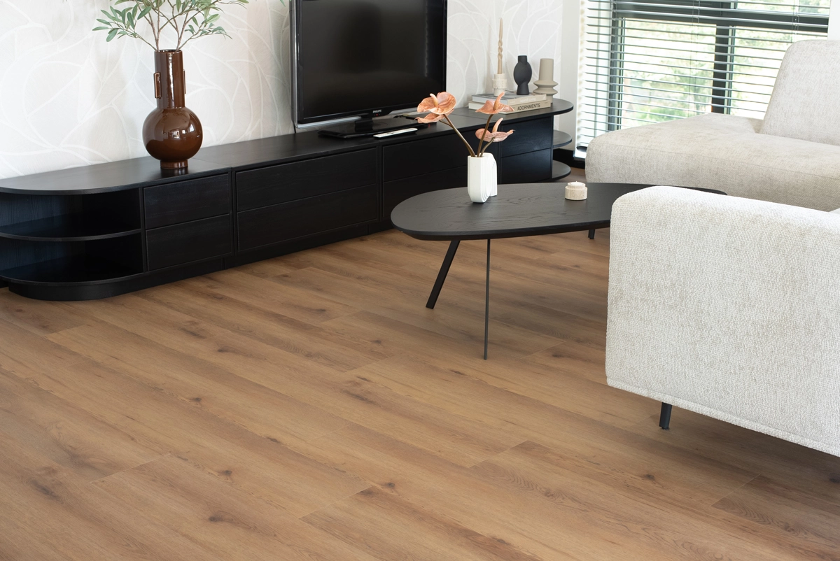 Floer Natuur klik PVC – Niederhorn Nootbruin - Afbeelding 2