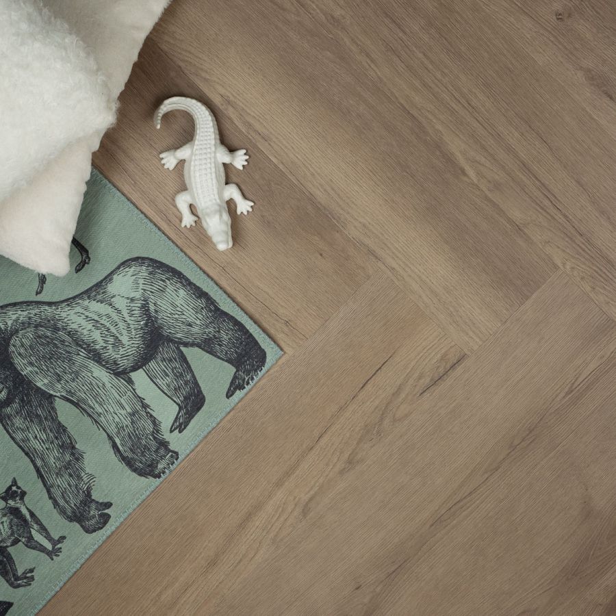 Brede visgraat spekkoek PVC-plak