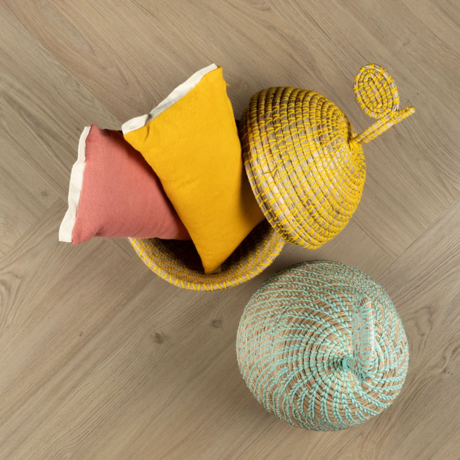 Visgraat panna cotta PVC-plak - Afbeelding 2